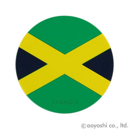 コースター　ジャマイカ　ワールドフラッグコースター　JAMAICA　028069
