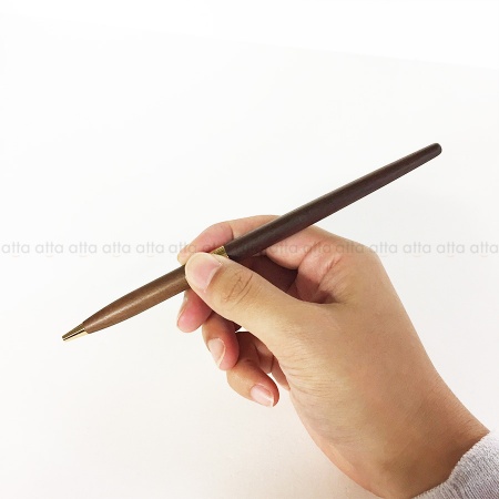 【欠品中5月下旬入荷予定】ペン　木製・ウォルナット　WNO-100　デスクペン フロントペン