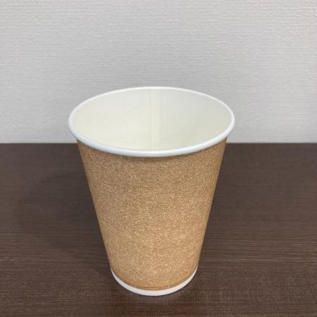 12oz ASホット未晒風印刷｜発泡断熱紙コップ 419ml(12オンス) 1,000個