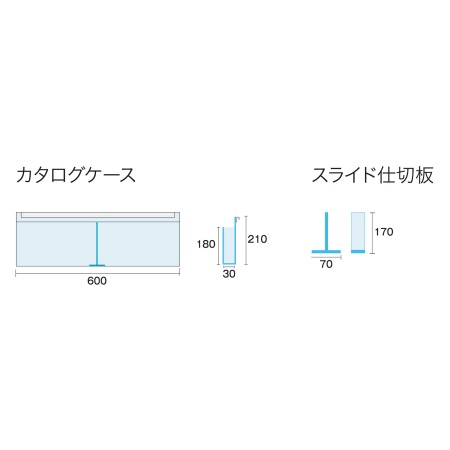 KCSKU-A1K｜カタログケーススタンド看板 UタイプA1片面ハイ ポスター上