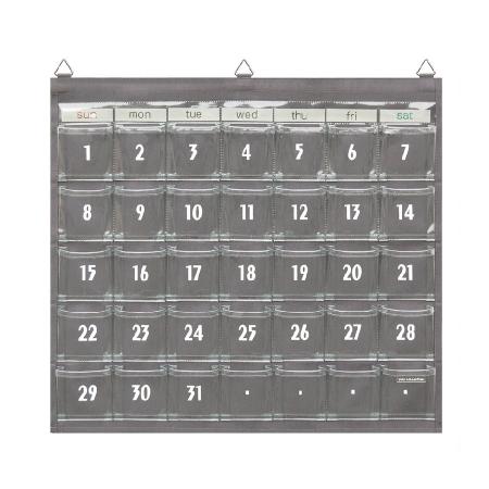 W-419｜カレンダーポケット (Sサイズ) グレー W-419 ウォールポケット 