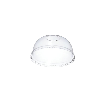 プラスチックカップ用フタ 98mm口径 2,000個(PET製) ドームフタ(ストロー穴なし) ※適合品番あり ※沖縄・離島 送料別途 ※個人宅配送不可