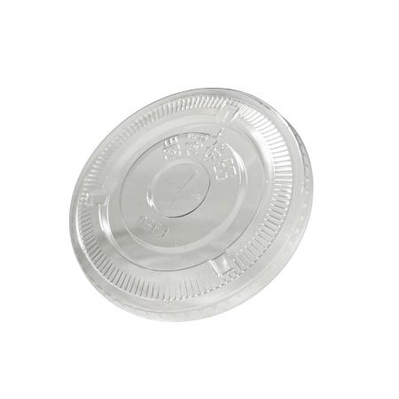 プラスチックカップ用フタ 95mm口径 1,000個(PET製) 平フタ(ストロー穴付) ※適合品番あり ※沖縄・離島 送料別途