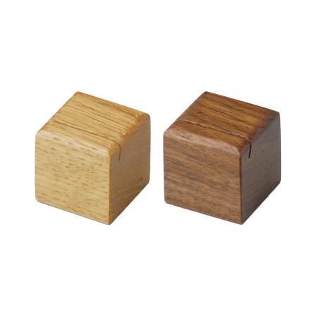 木理-50｜カードスタンド プライススタンド 木製 木理-50 立方体｜飲食