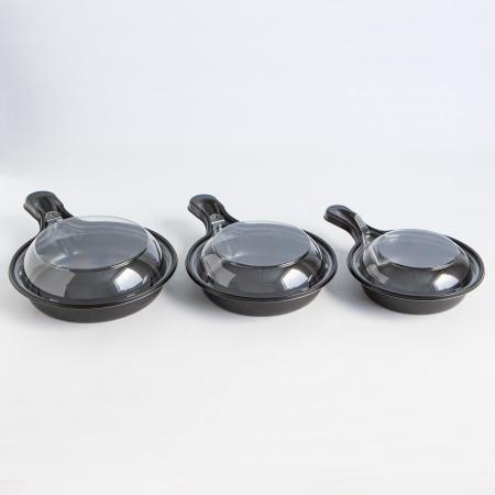 SK-L-set｜スキレット型容器(大) 800個セット(本体+フタ)｜飲食店用品