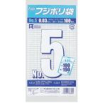 フジポリ袋 No.05　0.03mm厚 W100×H190mm　16,000枚　※北海道・沖縄・離島 送料別途　※個人宅配送不可 (尚美堂/フジナップ)